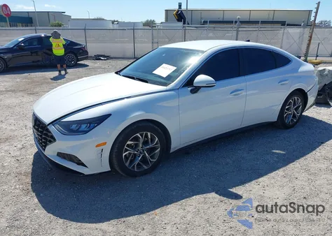 2020 Hyundai Sonata Sel z USA, uszkodzony, nr VIN 5NPEF4JA6LH053330